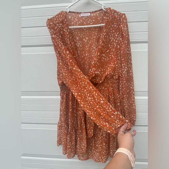Blush & Day orange dress womwns size 2xl - Picture 4 of 6